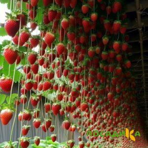 Клубника ампельная Анастасия купить по цене от 370р. в интернет-магазине «Посадика» с доставкой почтой в в Электросталье и по всей России – [изображение №1].